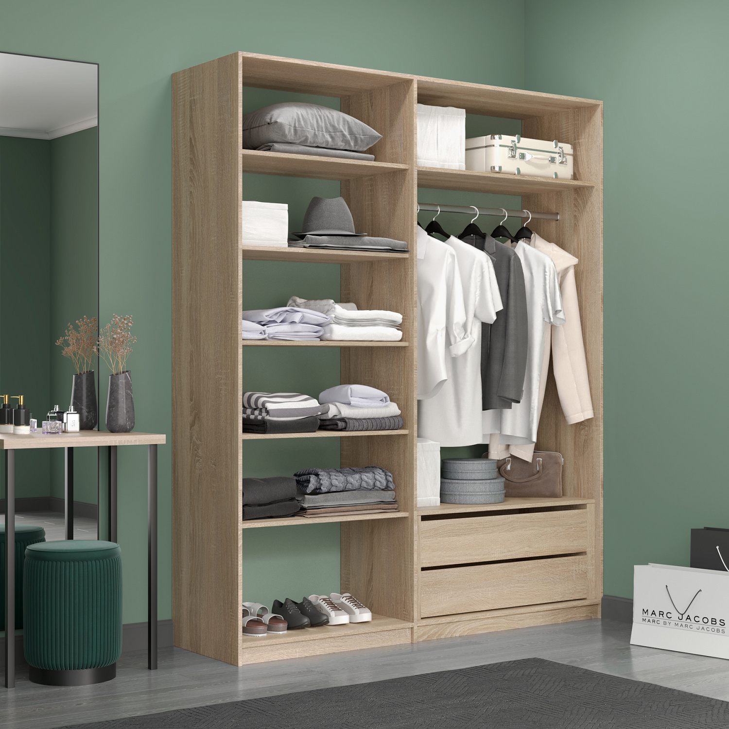 Готовые гардеробные системы "Локер"