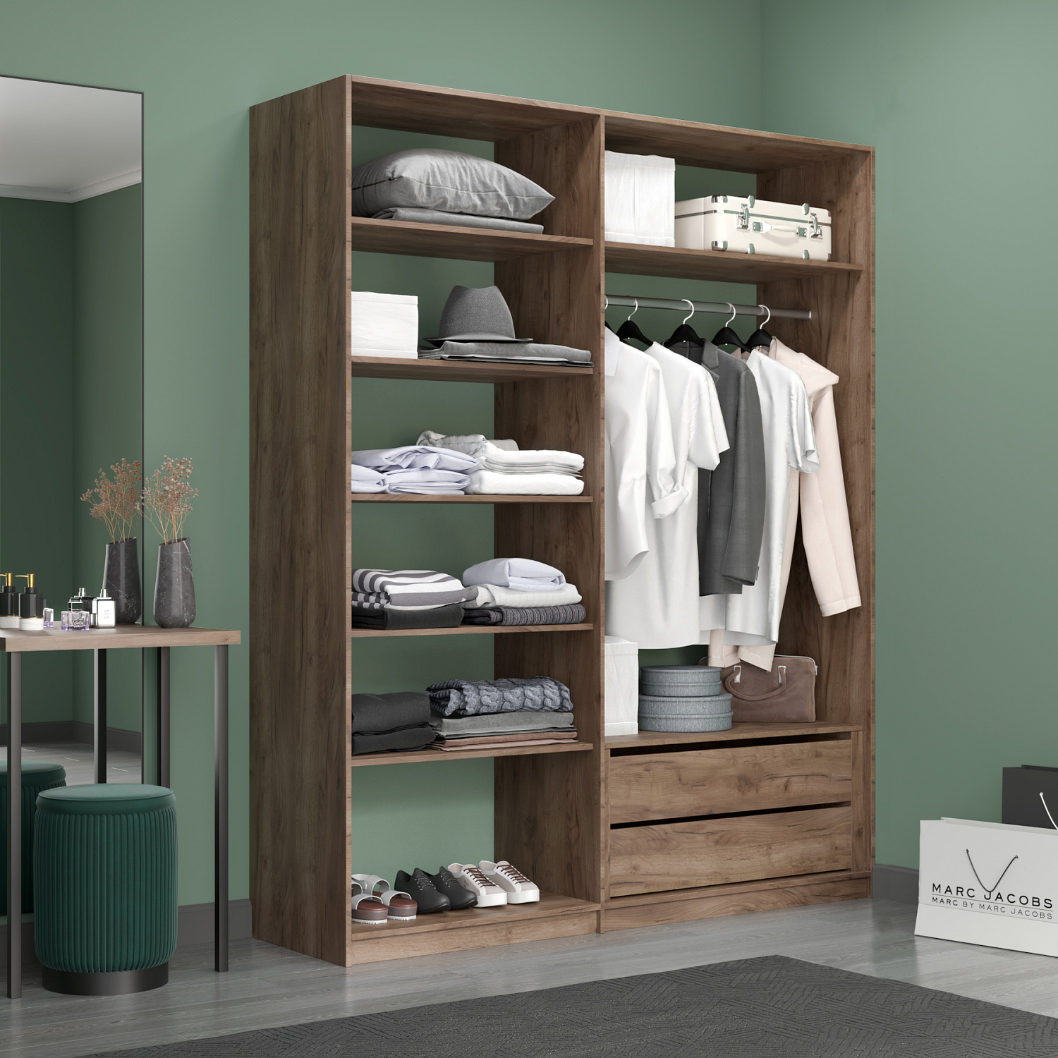 Готовые гардеробные системы "Локер"